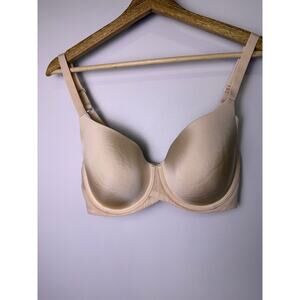 Wacoal Beige Nude T-Shirt Bra 36D Underwire Smooth Full Coverage